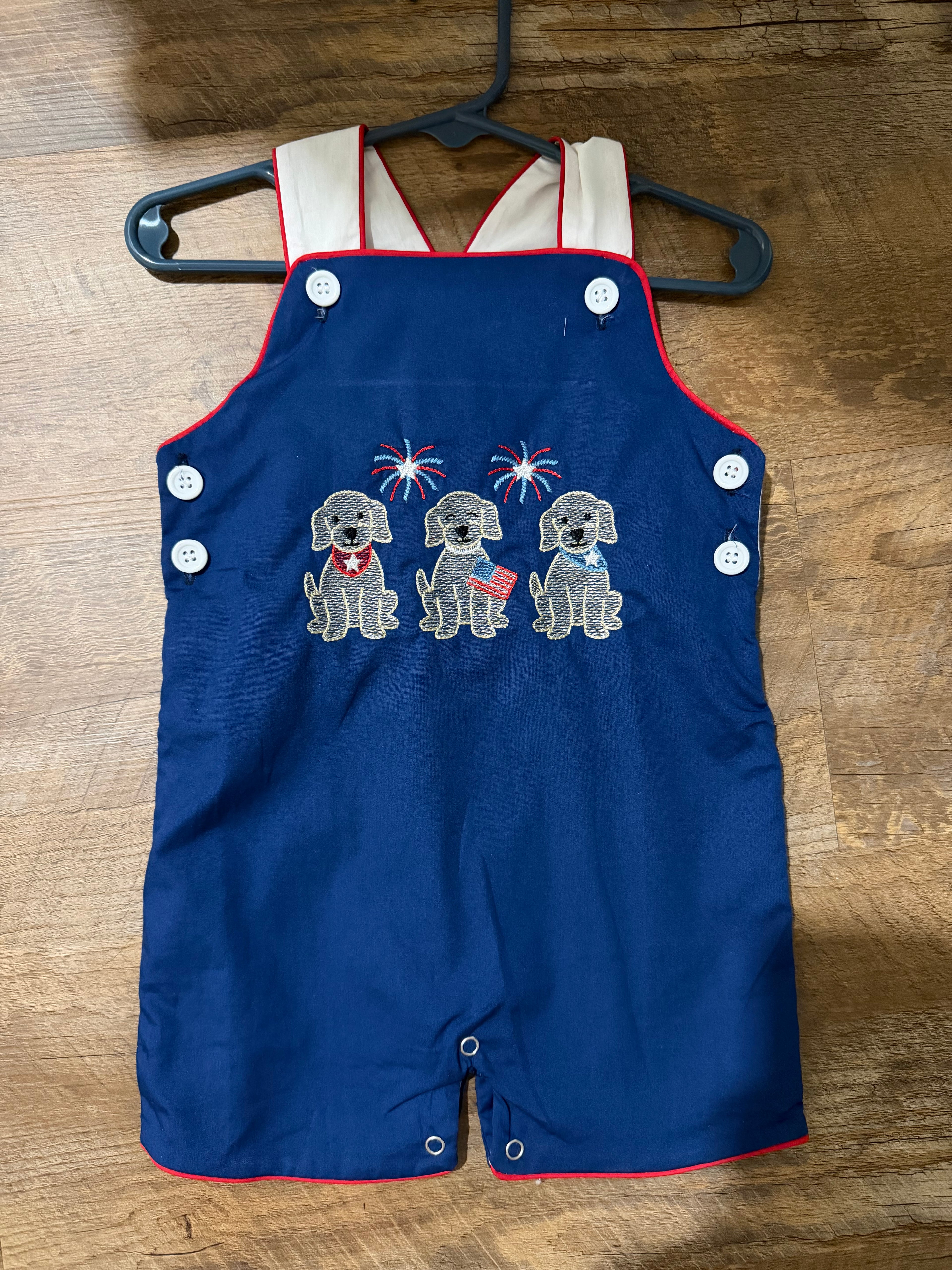 Boy’s Fourth of July Romper
