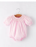 White Bow Smocking Bubble
