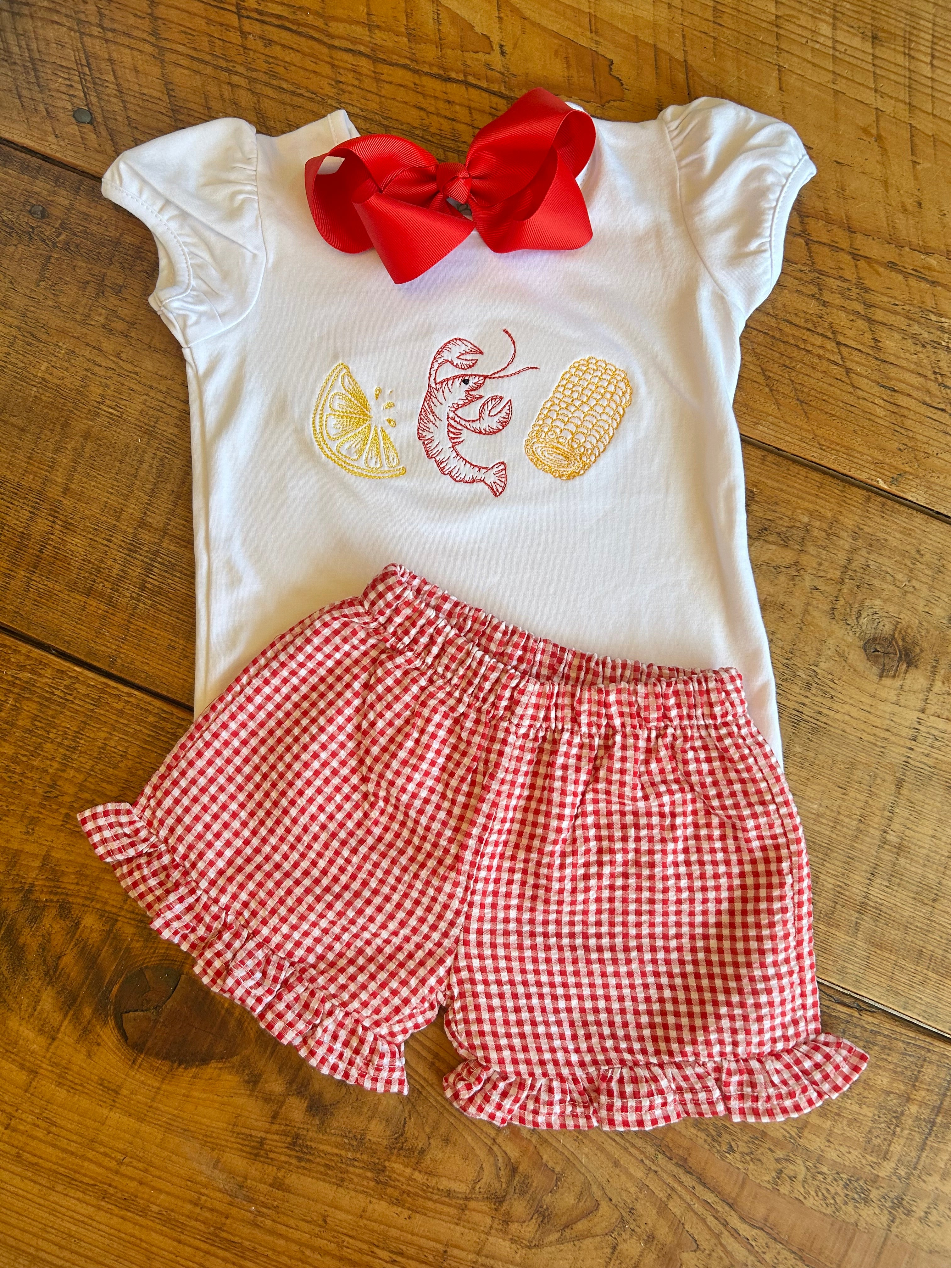 Girl’s Crawfish Embroidery Set