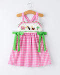 Tropical Embroidered Dress