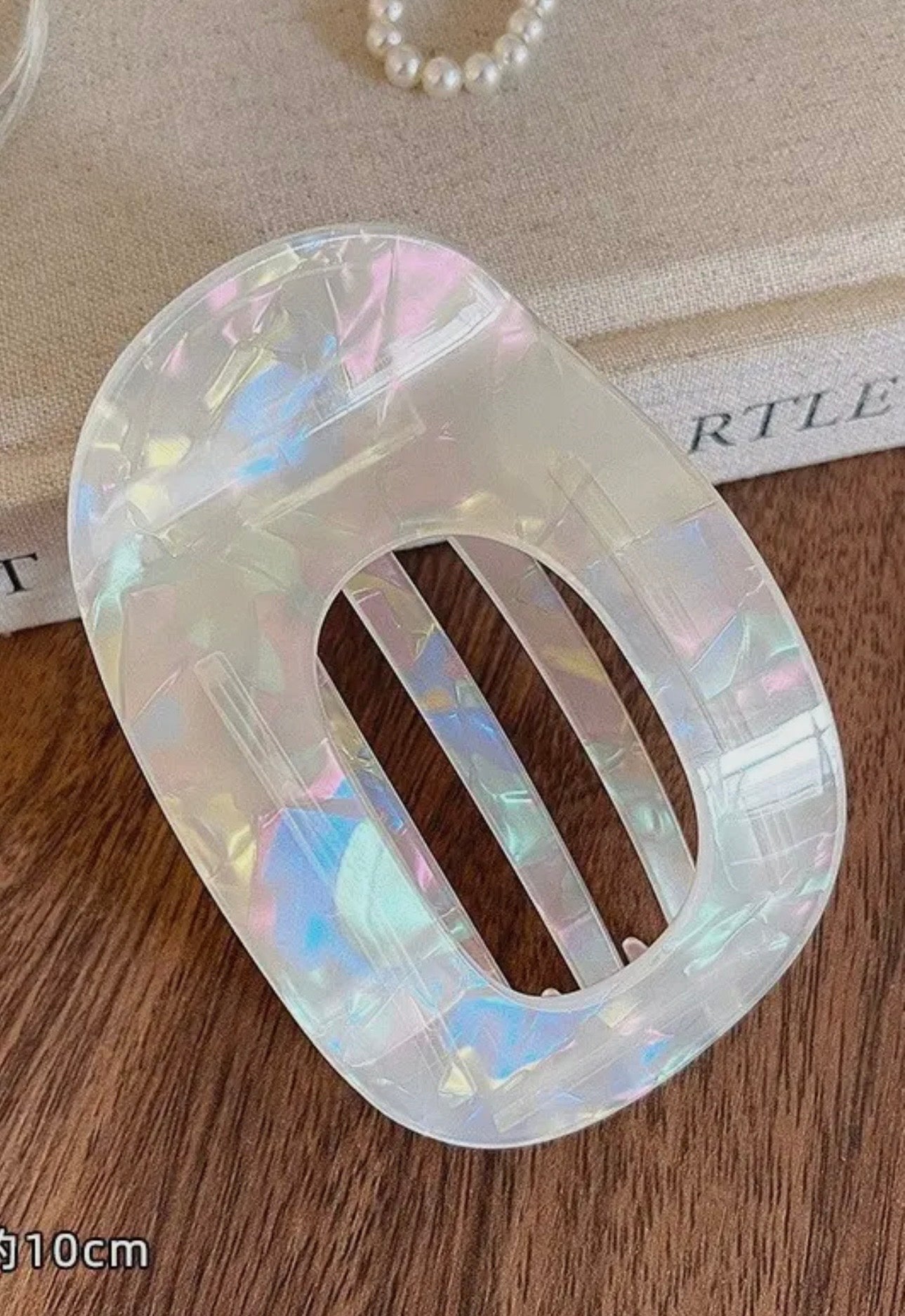 Flat Oval Hair Clip