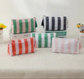 Travel Stripe Cosmetic Bag