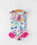 Colorful Floral Swimsuit