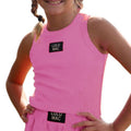 Lulu Mac BubbleGum Kids Solid Tank