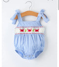 Girls Crab Romper