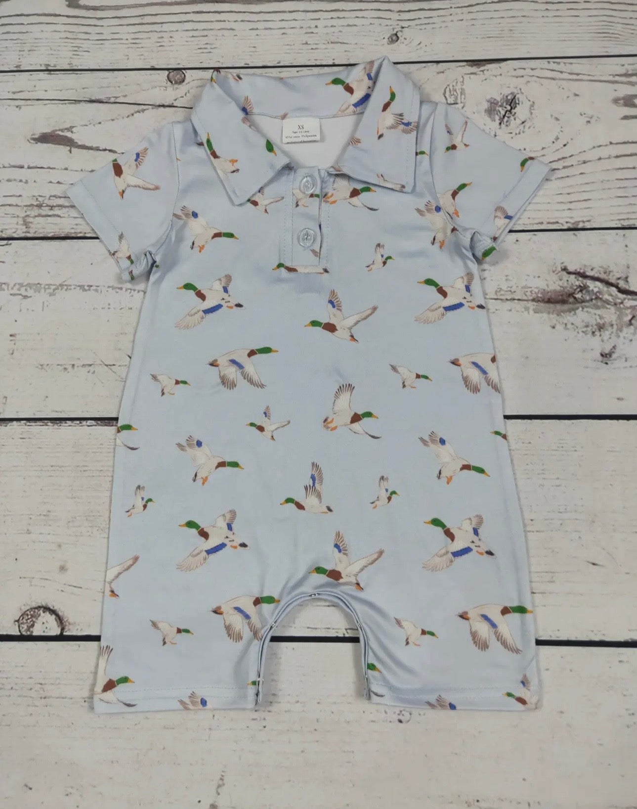 Boys Duck Romper