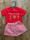 Boy’s Red Fishing for Trouble Set