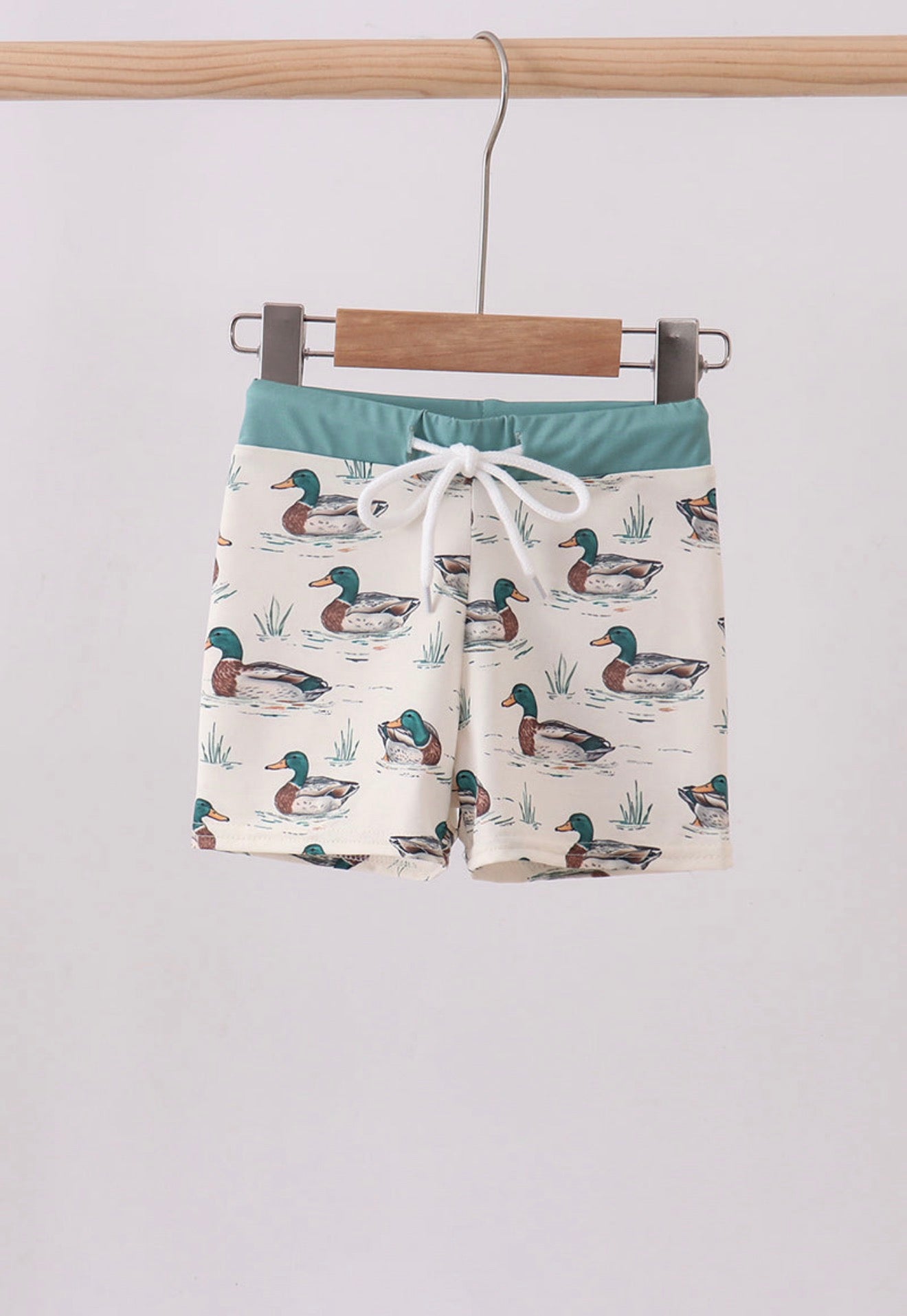 Sage Duck Swim Trunks