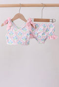 Pink Hydrangea Bow Swimsuit