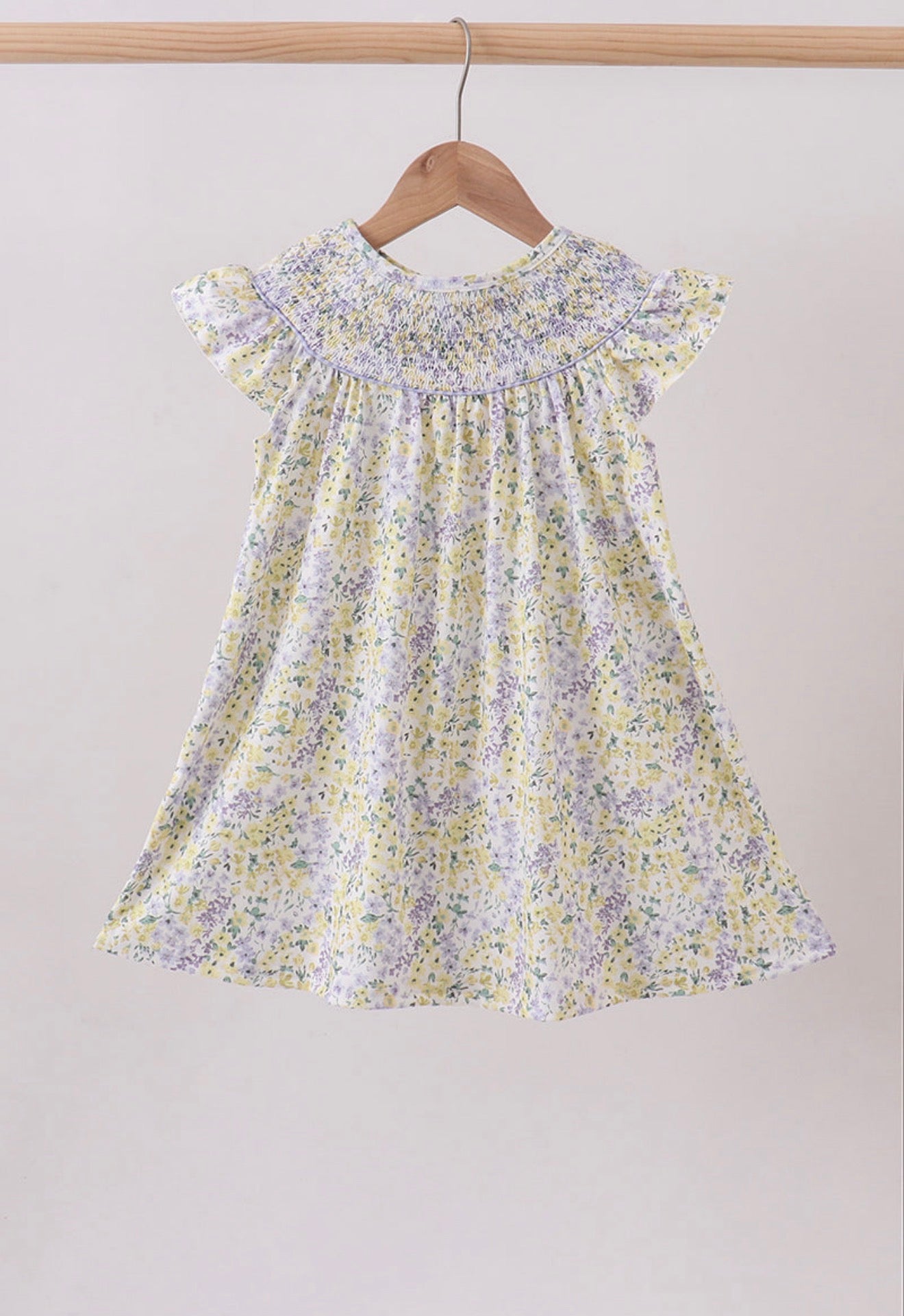 Golden Meadow Floral Dress