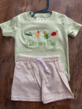 Boy’s Green Cute as a Bug Set