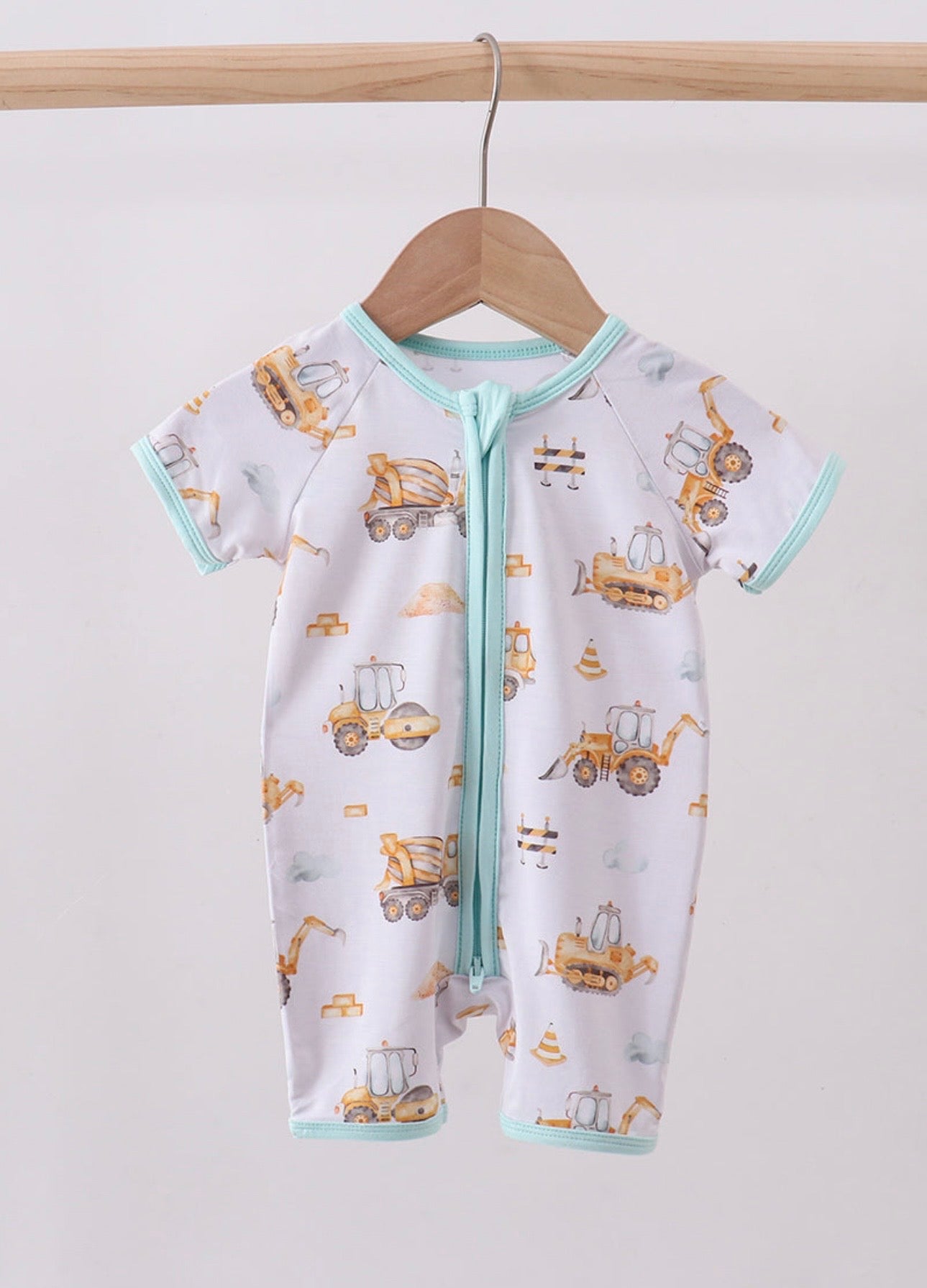 Engineering Vehicle Bamboo Pajamas