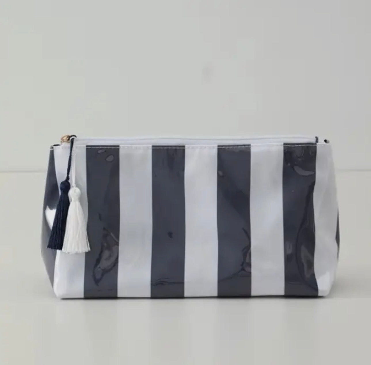 Travel Stripe Cosmetic Bag