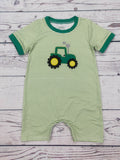 Baby Boy Tractor Romper